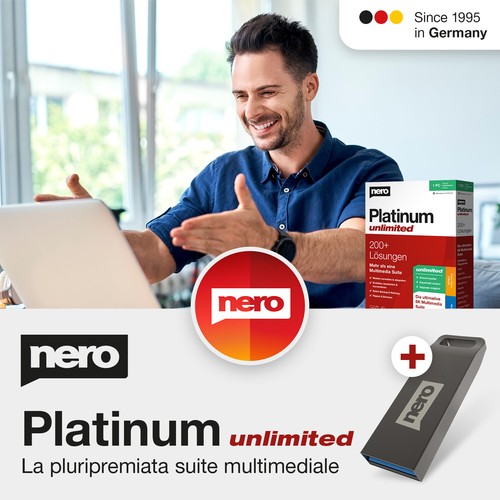 Nero platinum unlimited - platinum, su